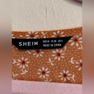Shien cropped peasant style top size m